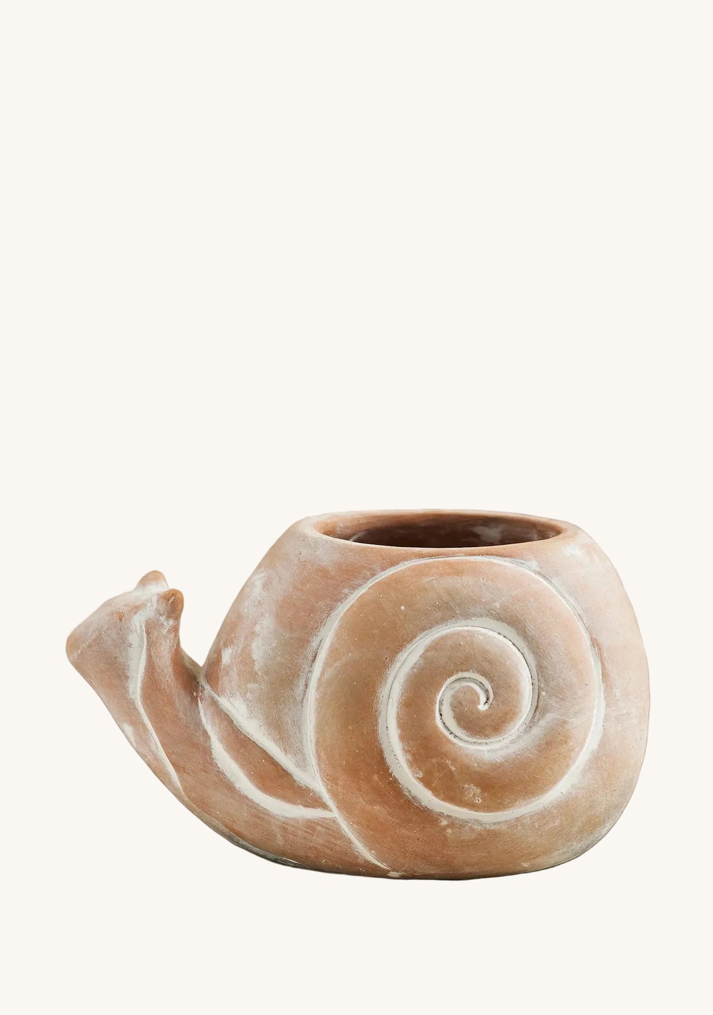 Terracotta slakkenpot | Bloempot buiten