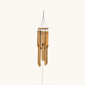 Bamboe windgong met houten bovenstuk | 25cm