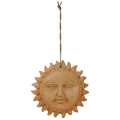 Terracotta zon wanddecoratie | 28cm | Mediterraanse tuindecoratie